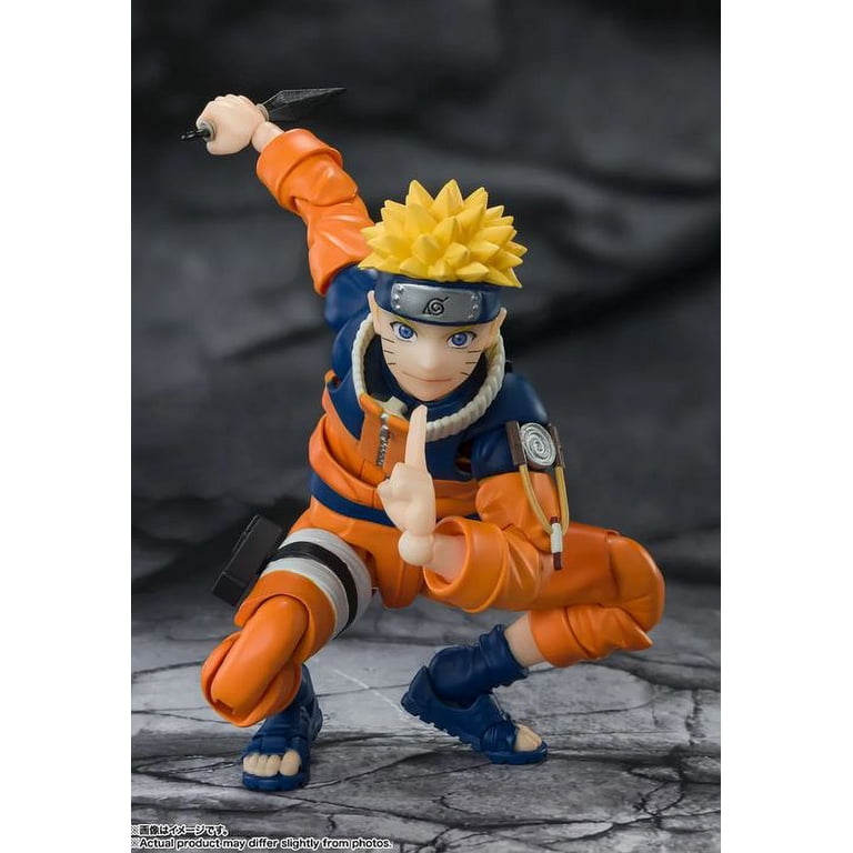 Tamashii Nations Naruto Uzumaki Action Figure, approx. 5.3 inches