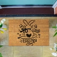 thumbnail image 4 of TIELUTT Funny Easter Bunny Door Mat Warm Welcome Mat Door Mat As A for Easter Home Easter Floor Fall Throws Blankets 100 Carpet Rug Large Living Room Rugs Couch Throw Carpet for Room, 4 of 5
