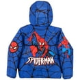 thumbnail image 3 of Marvel Winter Coat for Boys Spider-Man, Avengers Graphic Print Boys Puffer Winter Jacket for Big and Little Kids (Size 4-18), 3 of 6
