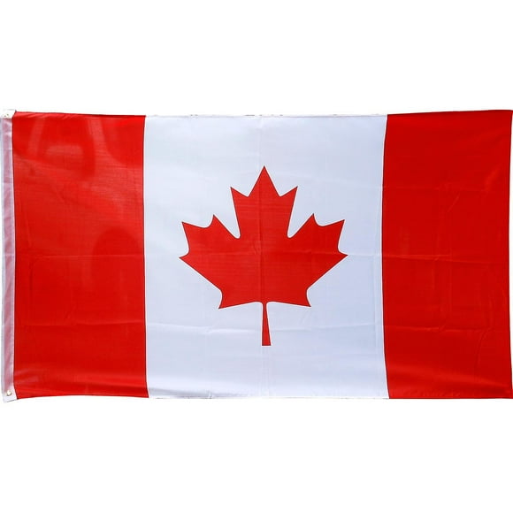 Large Canadian 5Ft X 3Ft 2016 Rio Olympic Games Flag