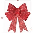 thumbnail image 4 of Outdoor Christmas LED Bow Light Strings Large Holiday Garden Decoration Entrance Lighting Decorative Strings for Xmas Outdoor Yard Parties, 4 of 7
