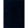 thumbnail image 2 of Hauteloom Heavenly Solid Shag Shaggy High Pile Area Rug 2' x 3' - Beige/Navy, 2 of 5
