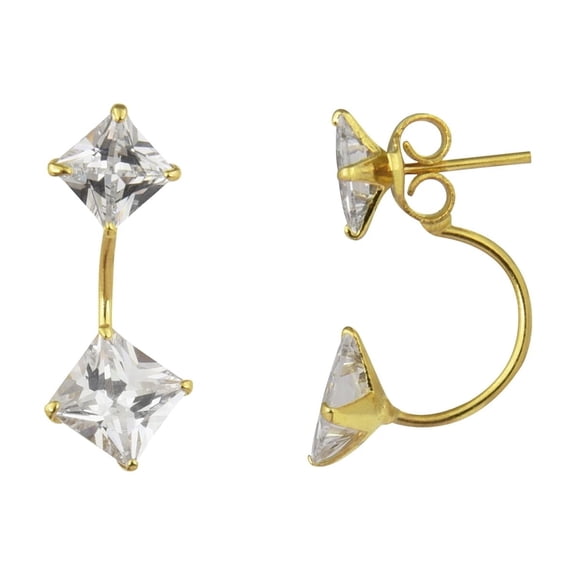 Efulgenz Indian Jewelry Cubic Zirconia CZ Stud Earring for Women , Perfect Valentines Day Gifts for Her