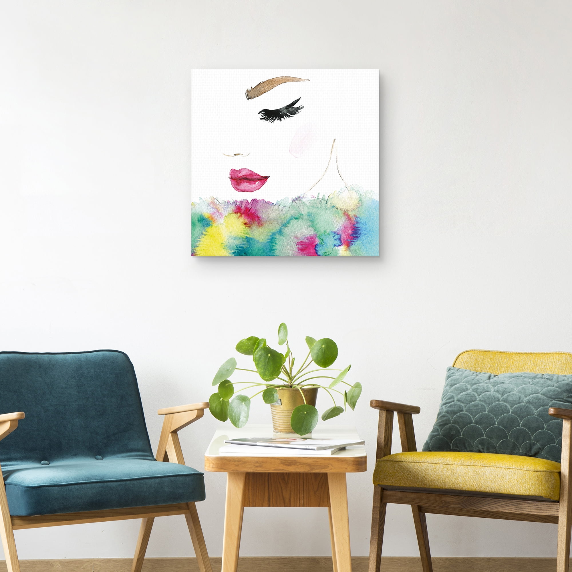 Fashion Gal I by Willow brook Fine Art Canvas Art Print, 1.5" x 24"