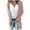 Pink, variant on Lovskoo 2024 Cardigan Sweaters for Women Open Front Spring and Fall Solid Color Long Sleeved Pocket Shirt Loose Lapel Oversized Winter Outerwear Tops Coffee