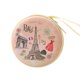 thumbnail image 5 of Guardurnaity Mini lindo auricular caja torre paisaje cremallera monedero almacenamiento de llaves cartera bolsa regalo Carteras 7 Guardurnaity BB6742-07, 5 of 6