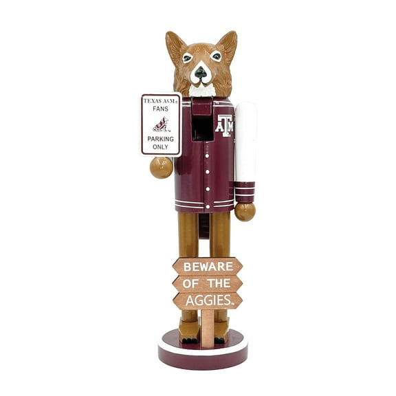Texas A&M Aggies 12" Beware Nutcracker