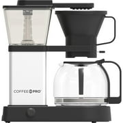 Coffee Pro, CFPCPCBSPC001, 8-cup Pourover Coffee Brewer, 1, Black,Silver