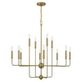 thumbnail image 2 of Avondale 12-Light Chandelier in Warm Brass, 2 of 6