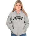 thumbnail image 4 of Humble Thyself Christian Faith Unisex Fleece Graphic Zip Up Hoodie Brisco Brands 4X, 4 of 5