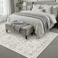 thumbnail image 4 of BERTHMEER 5'x7' Area Rugs for Living Room Rug for Bedroom Kitchen Non Slip Washable Vintage Gray Carpets Oriental Distressed Office Dorm Dining Room Traditional Distressed Throw Rugs, 4 of 7