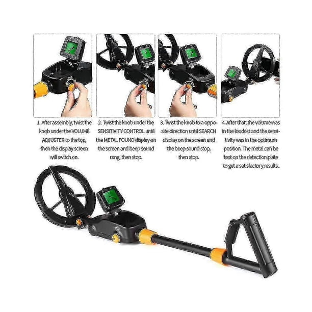 Underground Metal Detector With Waterproof Search Coil Gold Detector Detecting Pinpointer Md1008a 1