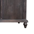 thumbnail image 4 of Cip 73 Inch 4 Door Console Table with Fixed Shelf - Charcoal Gray Pine Wood, 4 of 4