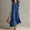 Blue women's flowy maxi dress a1, variant on Women's Round Neck Sleeveless Ruffle Flowy Maxi Dress Solid Boho Beach Vacation Sundresses Summer Casual Lightweight Long Dresses, Gray M
