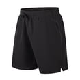 thumbnail image 3 of Men's Casual Shorts for Spring and Summer – Solid Color Zipper Pockets Slit Trousers with Drawstring Tie Rope Five-Pocket Design in Large Size, 3 of 4