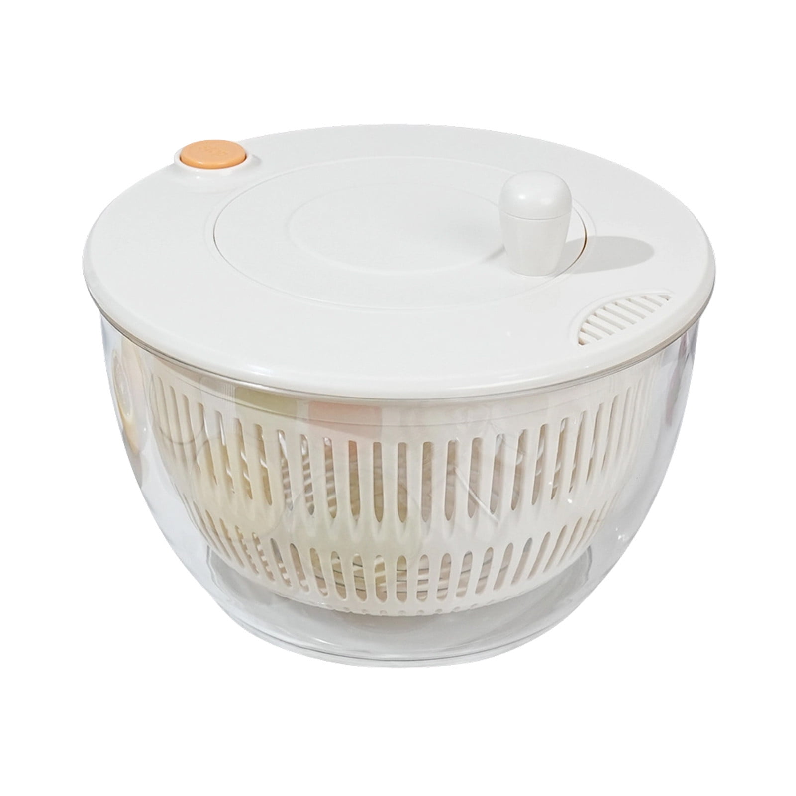 Vegetable Chopper Multifunctional Kitchen Slicer Manual Spinner Salad Shredder Food Processor Strainer Bowl with Multiple Blades Safety Guard Efficient Meal Prep Tool for Fruits Vegetables