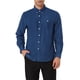 thumbnail image 1 of CAMISAS DE CUADRO DE MANGA LARGA DE AJUSTE REGULAR PARA HOMBRES CON BOLSILLOS AZUL S, 1 of 5