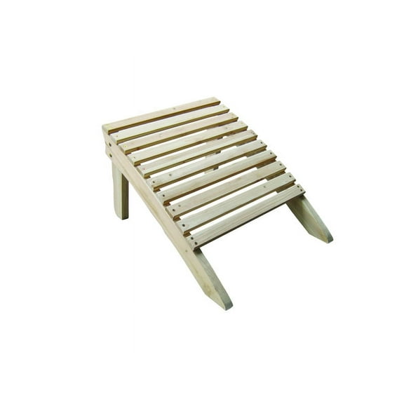 Merry Garden MPG-OT01 Adirondack Wooden Ottoman Kit, Natural Finish