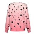 thumbnail image 4 of Valentine's Day Trendy Scrub Jackets for Women Snap Front Cute Love Heart Graphic Long Sleeve Scrubs Jacket Working Uniforms with Pockets 2026, 4 of 5