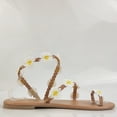 thumbnail image 4 of UTTOASFAY Women'S Sandals On Summer New Daisy Non-Slip Flat Bottom Women'S Fashion Sandals, 4 of 7