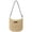 Beige, variant on LOUEBICA Straw Beach Bag for Women Small Woven Crossbody Bag Summer Mesh Hollow Beachy Purse Shoulder Bag for Vacation