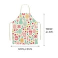 thumbnail image 3 of Hovmgk Easter Home Printing Linen Apron, Stain-Resistant Kitchen Apron for Cooking, Waterproof and Comfortable, Adjustable Fit for Men & Women, Ideal for Home, Restaurant, and Commercial Kitchens, 3 of 3
