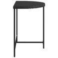thumbnail image 3 of vidaXL Garden Table Black 80x50x75 cm Poly Rattan, 3 of 4