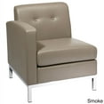 thumbnail image 3 of OSP Home Furnishings Wall Street Single Armchair LAF. Black Faux Leather, 3 of 5