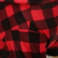 thumbnail image 7 of Plaid Dog Hoodie, Pet Clothes Sweaters with Hat, Dog Warm Winter Dog Coat for Small Medium Large Dogs, 7 of 7