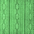 thumbnail image 1 of Ahgly Company Indoor Square Southwestern Emerald Green Country Area Rugs, 6' Square, 1 of 4