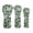 Green Hibiscus Flowers, variant on Uorisanigo 3PCS Golf Club Head Covers Set, Driver Fariway Wood Hybrid Headcover, Premium Leather Hawaiian Hibiscus Leaves Golf Club Covers for Clubs Protective, Abrasion-Resistant