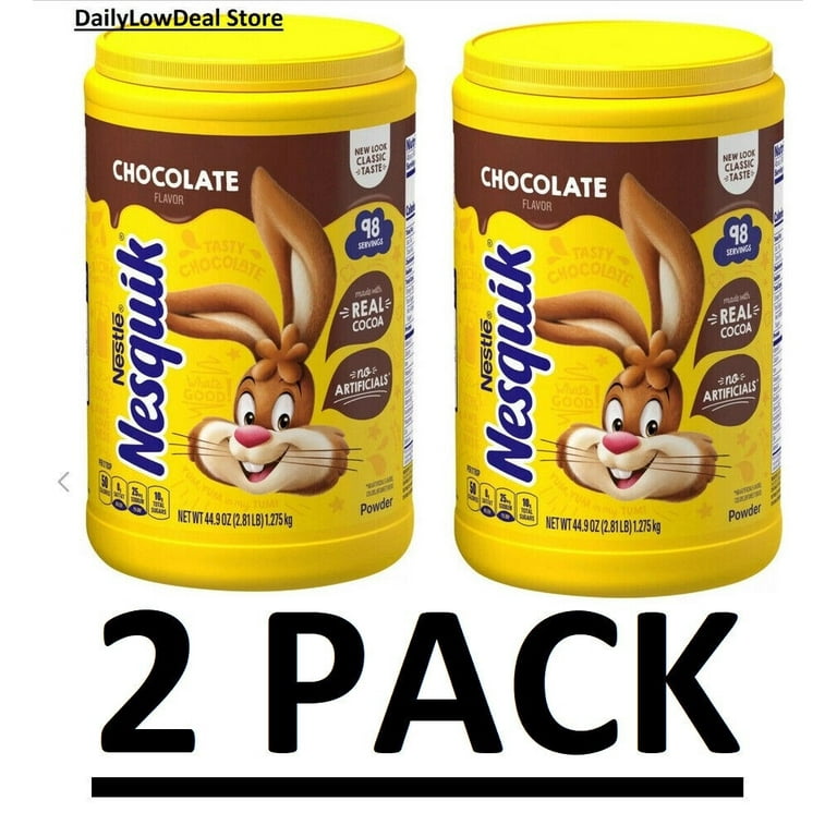 Nesquik Classic Chocolate Milk Beverage Powder, Low Fat