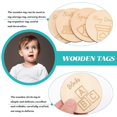thumbnail image 2 of 16 Pcs Labels Clothes Wood Tag Basket Label Wooden Toy Organization Labels Blank Wood Round Tags Storage Bin Wooden Tags_Gift Of G, 2 of 4