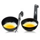 thumbnail image 1 of Olla Para Huevos Escalfados, Sartén Para Escalfar Huevos Negros Antiadherente Fácil De Usar 2 Piezas Para Cocina, 1 of 7
