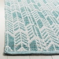 thumbnail image 3 of Safavieh Montauk Rhoda Geometric Runner Rug, Aqua/Ivory, 2'3" x 7', 3 of 8