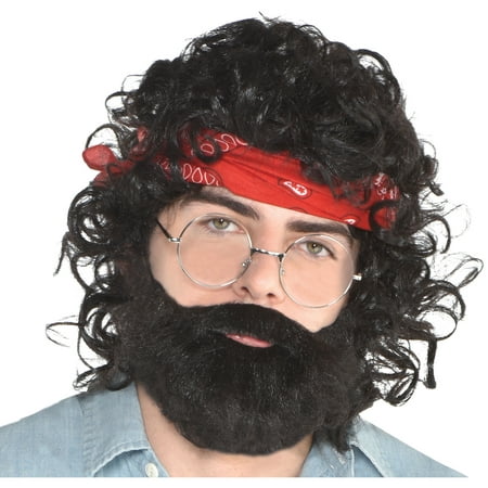 Suit Yourself Up in Smoke Chong Costume Accessory Supplies for Adults, One Size, Include Wig, Bandana, Glasses, and More