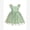 Green, variant on IBTOM CASTLE Toddler Flower Girl Dress, Flutter Sleeve Floral Embroidery Smocked Tulle Tutu Princess Dresses for Birthday Wedding 3-4T Pink Floral