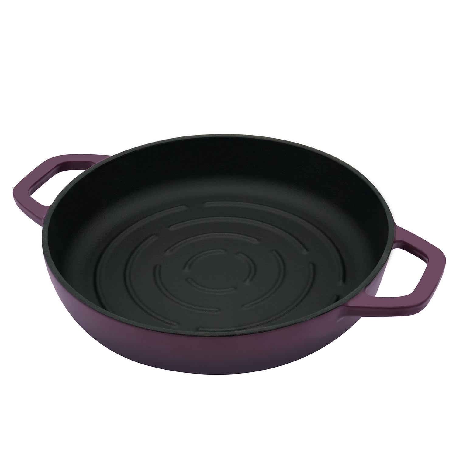 Flavehc Cast Iron Bread Oven with Dome Lid, Magenta photo 5