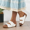 thumbnail image 4 of Summer Slippers for Women Arch Support Wedge Open Toe Slip On Sandals Summer Casual Daily Women Beach Fashion Slippers Lazy Shoes, 4 of 8