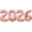 Rose Gold, variant on Gold 2026 Balloons, 40 Inch 2026 Number Balloon Foil New Year Balloon Numbers for New Years Eve Party Graduation Party Decoration