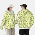 thumbnail image 5 of Fotbe Green Pears1 Men's Women's UPF 50+ Sun Protection Jacket Hooded Cooling Shirt with Pockets Hiking Outdoor Performance-XX-Large, 5 of 8