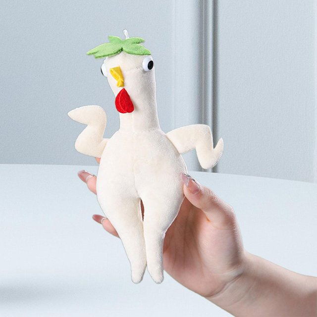 Juguete de peluche de pollo perfke Llavero de peluche S