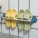 thumbnail image 1 of Perchero para Zapatillas de Baño, Ahorra Espacio de Pared, Instalación Adhesiva Sin Perforaciones, Plástico Duradero, Baño Ordenado y Fácil de Limpiar, Tamaño 46,5 X 7,5 X 4 Cm, 1 of 6