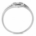 thumbnail image 3 of Rings for Women Silver 316L Stainless Steel DA259 - AAA Grade Cubic Zirconia in Clear, 3 of 6