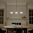 thumbnail image 3 of Kichler Lighting - Three Light Linear Chandelier - Structures - 3 Light Pendant, 3 of 5