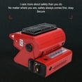 thumbnail image 3 of Portable Butane Gas Heater, 2 In 1 Aluminum Alloy Outdoor Portable Gas Heater  For Forests For Outdoor Environment, 3 of 8