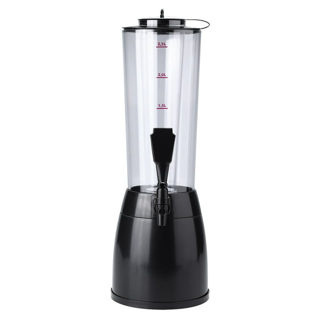 Dispensador de cerveza Jadeshay Tubo de hielo 2,5 l Dispensador de vino y bebidas Plata