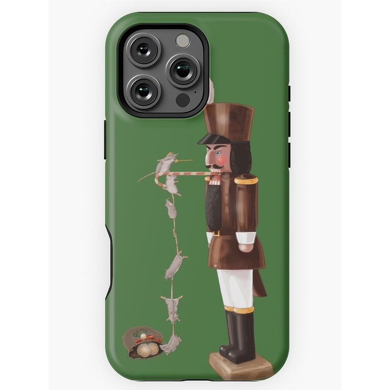 Nutcracker Soldier and Mice Green Tough Cell Phone Case for Apple ...