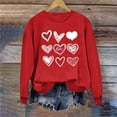 thumbnail image 6 of Mingw Womens 2XL Crewneck Graphic Long Sleeve Pullover Tops Casual Fall Outfits, 6 of 6