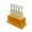 Gold, variant on Eye Drop Vials Holder Storage for Single-use Disposable Eye Drops, Holds 5 Single-Use Disposable vials per Holder - Znet3D
